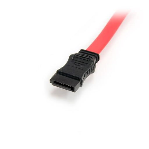 EAN 0065030833073 - StarTech.com SLSATAF20 cable de SATA 0,508 m SATA 13-pin SATA 7-pin + Molex (4-pin) Rojo imagen 4