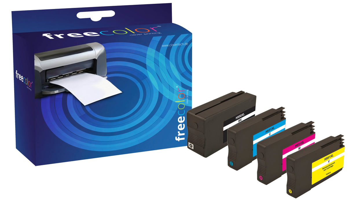 EAN 7612735019832 - Freecolor HP43AE-INK4-FRC cartucho de tinta 4 pieza(s) imagen 1