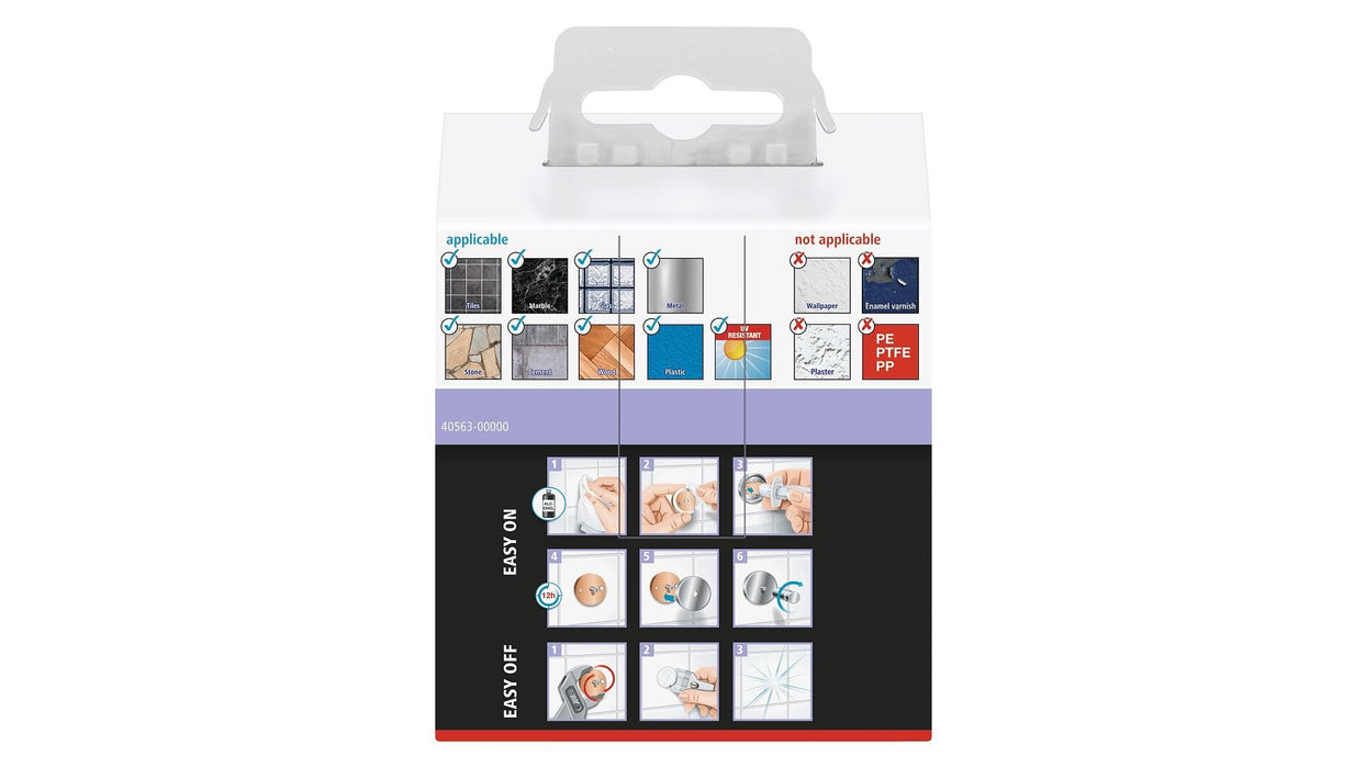 EAN 4063565127267 - TESA MOON BLACK Interior Gancho toallero Negro imagen 3