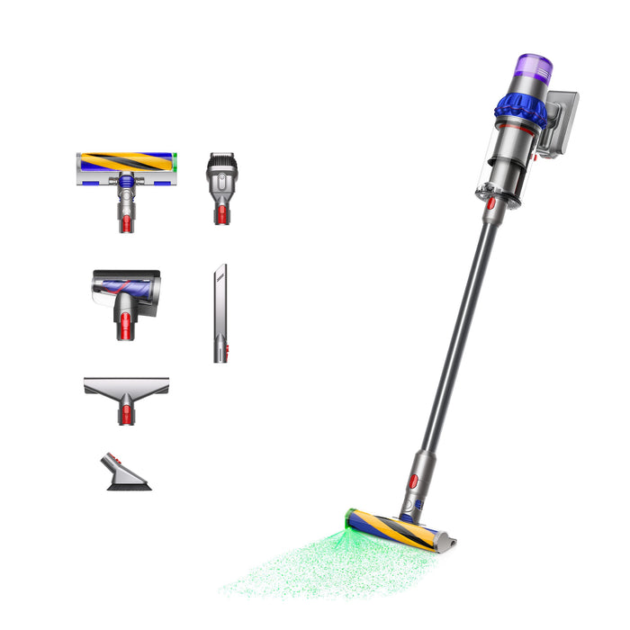 EAN 5025155089750 - Dyson V15 Detect Fluffy Aspiradora escoba 2 en 1 Batería Secar Sin bolsa Azul, Níquel imagen 1