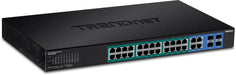 EAN 0710931161182 - Trendnet TPE-5028WS switch Gestionado Gigabit Ethernet (10/100/1000) Energía sobre Ethernet (PoE) 1U Negr imagen 1