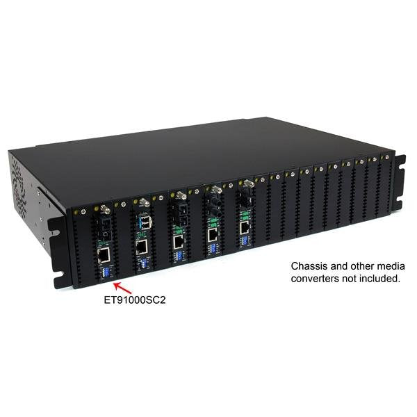EAN 0065030846233 - StarTech.com ET91000SC2 convertidor de medio 2000 Mbit/s 850 nm Multimodo Negro imagen 4