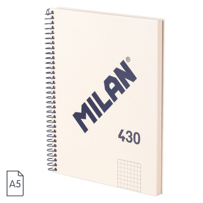 EAN 8411574107507 - Milan 57153E80SNCBG cuaderno y block A5 80 hojas Beige imagen 1