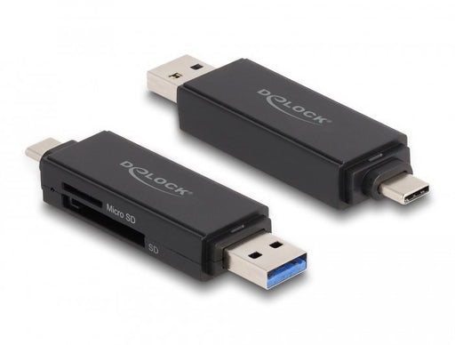 EAN 4043619910045 - DeLOCK 91004 lector de tarjeta USB 3.2 Gen 1 (3.1 Gen 1) Type-A/Type-C Negro imagen 2