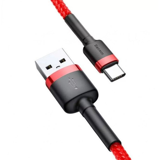 EAN 6953156296336 - Baseus CATKLF-U09 cable de teléfono móvil Negro, Rojo 3 m USB A USB C imagen 2