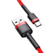 EAN 6953156296336 - Baseus CATKLF-U09 cable de teléfono móvil Negro, Rojo 3 m USB A USB C imagen 2