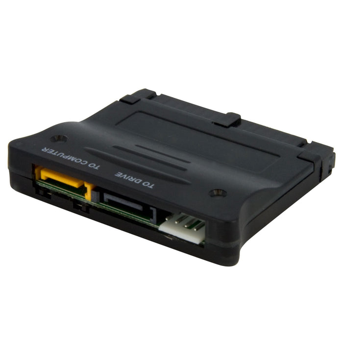 EAN 0065030836982 - StarTech.com PATA2SATA3 cambiador de género para cable 2 x SATA Data 7 pin M/1 x IDE 40 pin F SP4 M Negro imagen 1