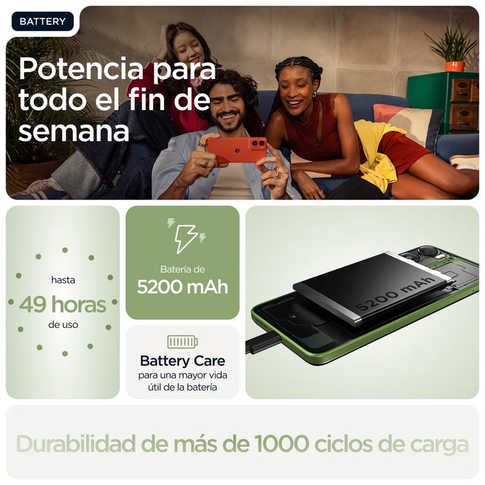 EAN 840493601700 - Motorola moto g06 17,5 cm (6.88") SIM doble Android 15 4G USB Tipo C 4 GB 256 GB 5200 mAh Verde imagen 17