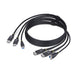 EAN 0065030912853 - StarTech.com DDU1226-KVM-CABLE cable para video, teclado y ratón (kvm) Negro imagen 1