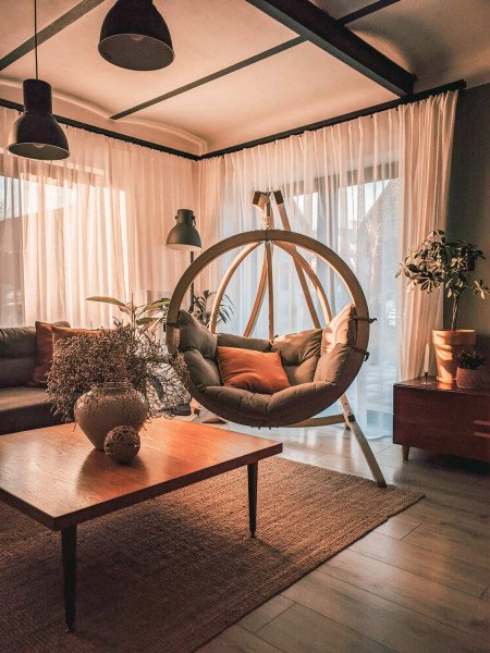 EAN 4030454006514 - AMAZONAS AZ-2030812 silla colgante Gris pardo Silla colgante con forma de huevo imagen 3