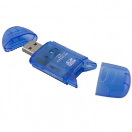 EAN 5901299901144 - TITANUM TA101B lector de tarjeta USB 2.0 Azul imagen 4