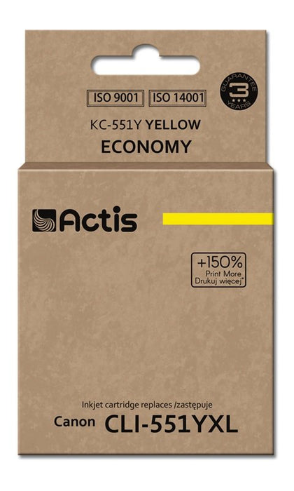 EAN 5901443019732 - Actis KC-551Y cartucho de tinta 1 pieza(s) Compatible Rendimiento estándar Amarillo imagen 1