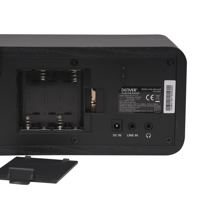 EAN 5706751044526 - Denver DAB-30BLACK Personal Digital Negro imagen 4