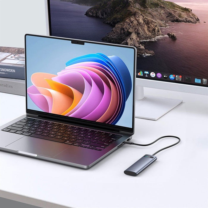 EAN 6932172658335 - Baseus B00760600811-01 caja para disco duro externo Caja externa para unidad de estado sólido (SSD) Gris  imagen 5