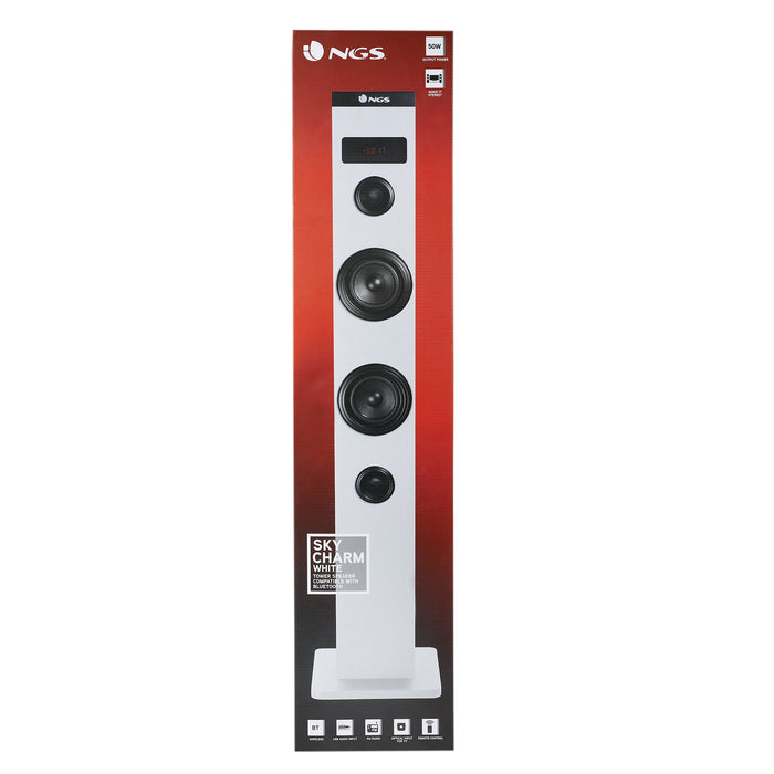 EAN 8435430618624 - NGS SKY CHARM Microcadena de música para uso doméstico 50 W Blanco imagen 7