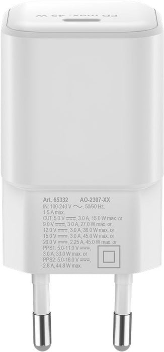 EAN 4040849653322 - Goobay 65332 cargador de dispositivo móvil Auriculares, Teléfono móvil, Portátil Blanco Corriente alterna imagen 4