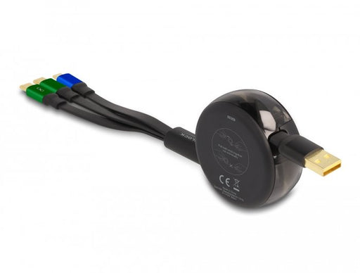 EAN 4043619853595 - DeLOCK 85359 cable USB USB 2.0 1,13 m USB A USB C/Micro-USB B Negro, Verde, Azul imagen 2