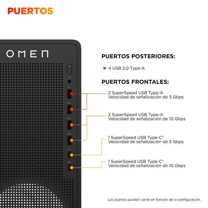 EAN 199764264398 - HP OMEN 16L Gaming Desktop PC TG03-0087ns PC AMD Ryzen™ 7 8700F 32 GB DDR5-SDRAM NVIDIA GeForce RTX 5060 F imagen 3