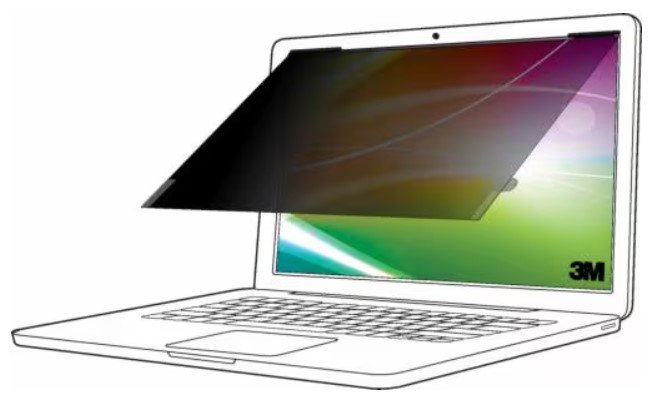 EAN 51144066162 - 3M BP145W1B filtro para monitor 36,8 cm (14.5") Portátil Filtro de privacidad para pantallas sin marco imagen 1