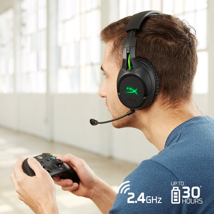 EAN 196188047613 - HyperX CloudX Flight - Wireless Gaming Headset (Black-Green) - Xbox (HX-HSCFX-BK/WW) Inalámbrico De mano L imagen 6
