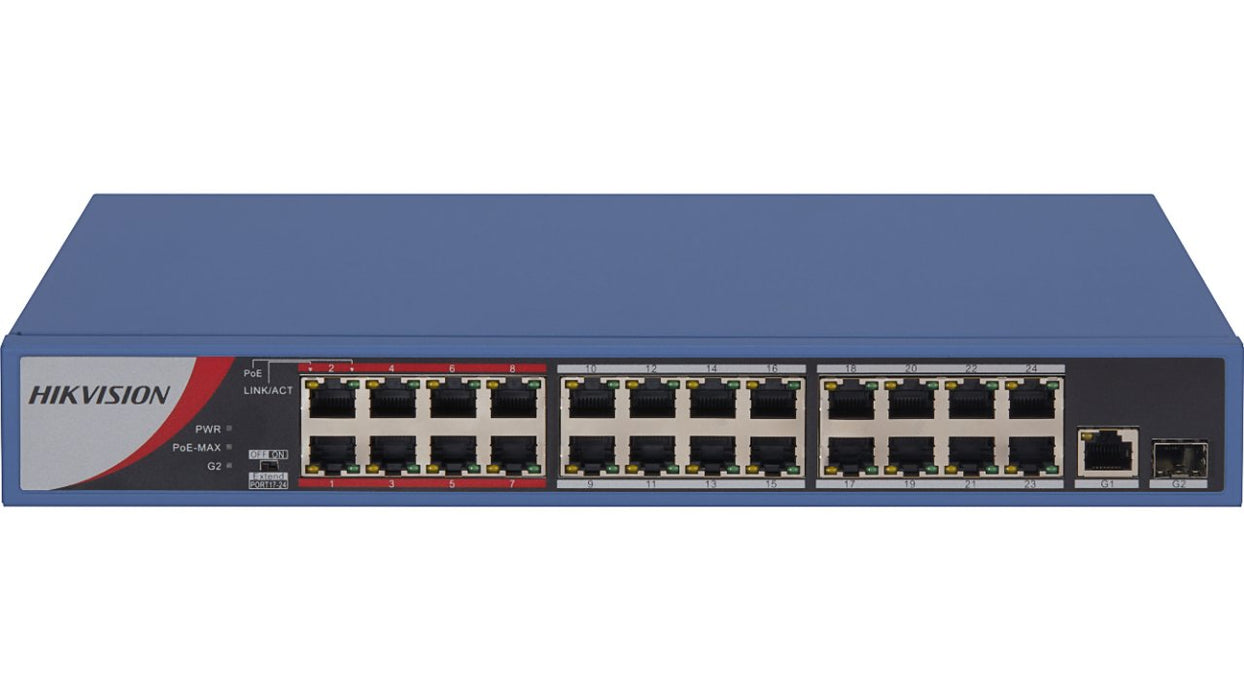 EAN 6954273695583 - Hikvision DS-3E0326P-E/M(B) switch L2 Fast Ethernet (10/100) Energía sobre Ethernet (PoE) Gris imagen 1
