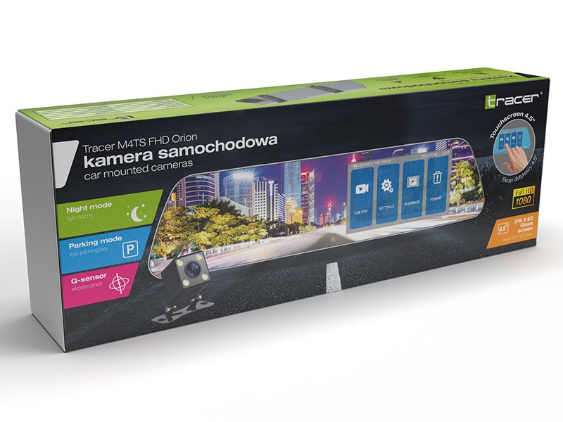 EAN 5907512867242 - Tracer M4TS FHD ORION Full HD Batería, Encendedor de cigarrillos Plata imagen 6