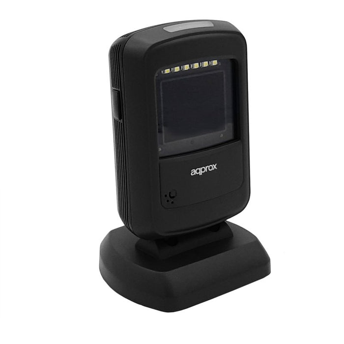 EAN 8435099527237 - Approx appLS07DESK Lector de códigos de barras fijo 1D/2D CMOS Negro, Gris imagen 3