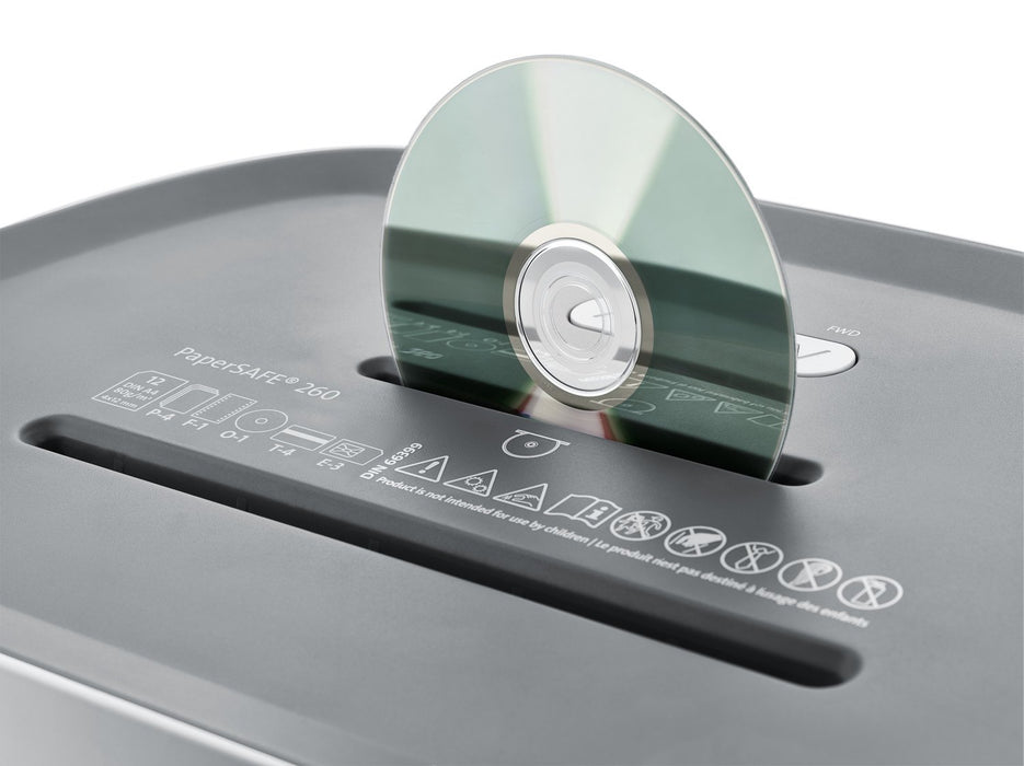 EAN 4009729074251 - Dahle PaperSAFE 260 triturador de papel Corte en partículas 60 dB 4,8 cm Gris, Blanco imagen 7