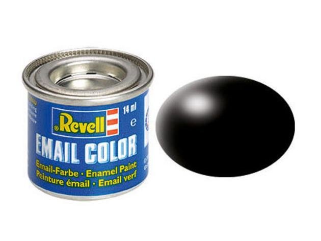 EAN 42023241 - Revell Black, silk RAL 9005 14 ml-tin parte y accesorio de modelo a escala Pintura imagen 1