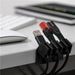 EAN 4040849704338 - Goobay 70433 organizador de cables Escritorio Soporte para cables Negro 2 pieza(s) imagen 2