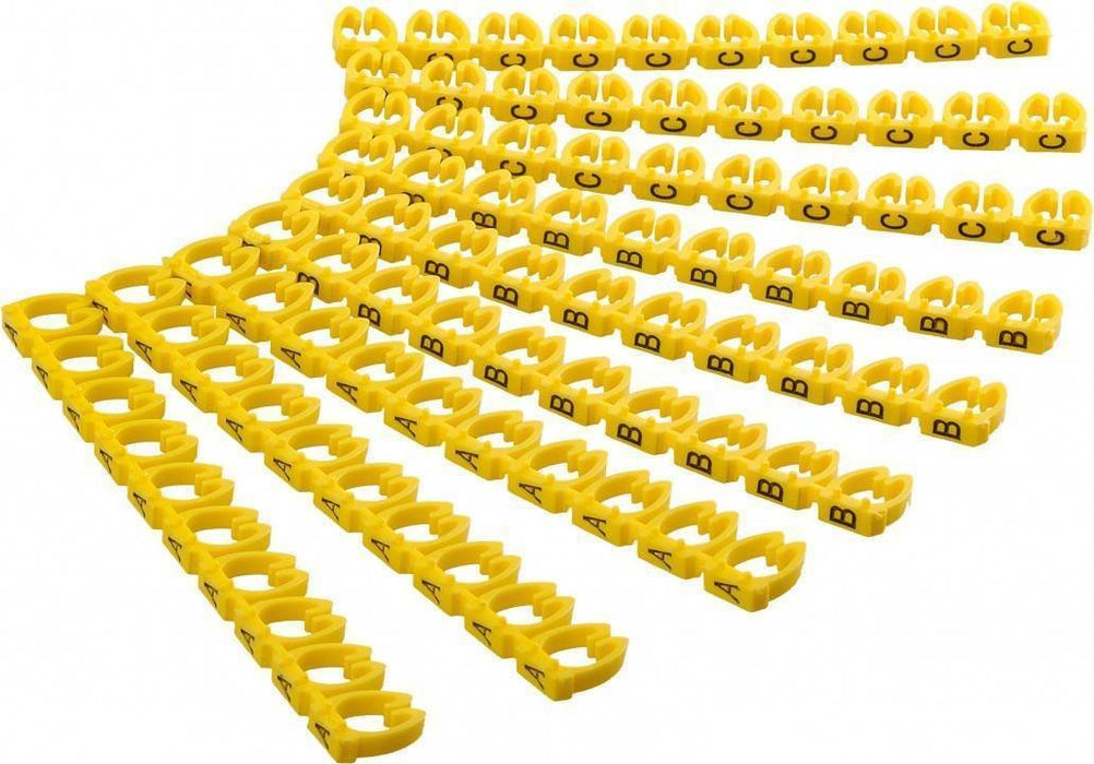 EAN 4040849725180 - Goobay 72518 soporte para manguito de identificación de conductor Amarillo PVC 90 pieza(s) imagen 1