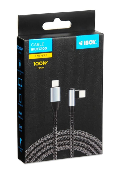 EAN 5903968681128 - iBox IKUTC100 cable USB USB 2.0 2 m USB C Negro imagen 3