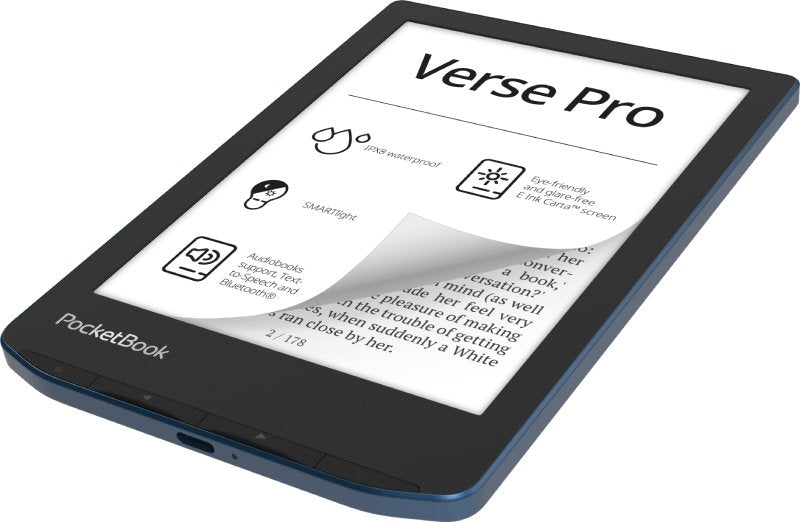 EAN 7640152094965 - PocketBook Verse Pro lectore de e-book Pantalla táctil 16 GB Wifi Negro, Azul imagen 4