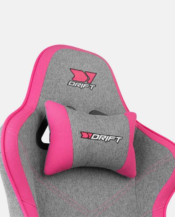 EAN 8436587973840 - DRIFT DR90 PRO Silla para videojuegos de PC Asiento acolchado Gris, Rosa imagen 6