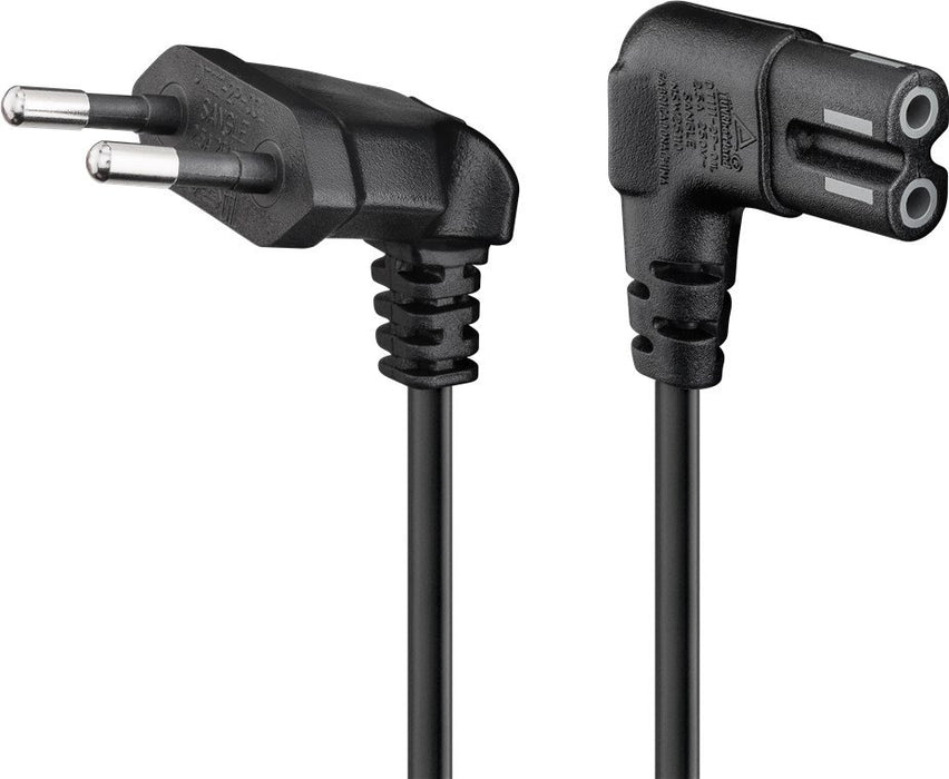 EAN 4040849973505 - Goobay 97350 cable de transmisión Negro 2 m Enchufe tipo C C7 acoplador imagen 1