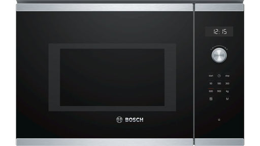 EAN 4242005038954 - Bosch Serie 6 BFL554MS0 microondas Negro, Acero inoxidable Solo microondas Integrado 25 L 900 W imagen 1