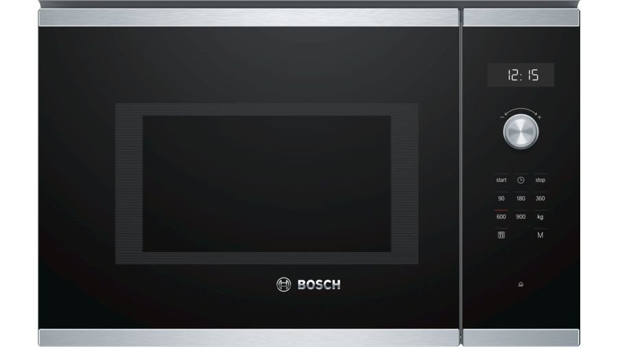 EAN 4242005038954 - Bosch Serie 6 BFL554MS0 microondas Negro, Acero inoxidable Solo microondas Integrado 25 L 900 W imagen 1