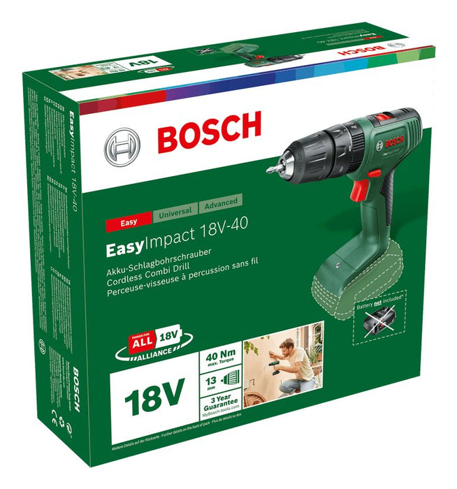 EAN 4053423230703 - Bosch 0 603 9D8 100 destornillador eléctrico y llave de impacto 1630 RPM Negro, Verde imagen 3