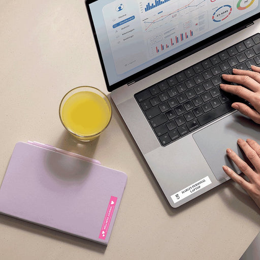 EAN 4977766836036 - Brother BTAG-P35 cinta para impresora de etiquetas Blanco sobre rosa imagen 2