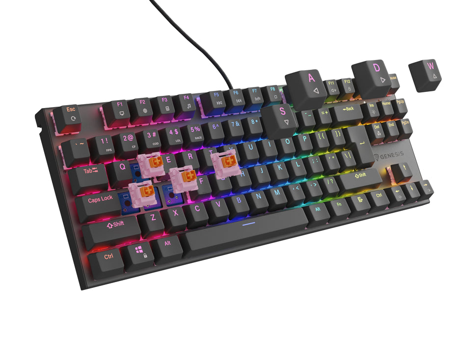 EAN 5901969432947 - GENESIS Thor 303 TKL teclado Juego USB QWERTY Internacional de EE.UU. Negro imagen 7