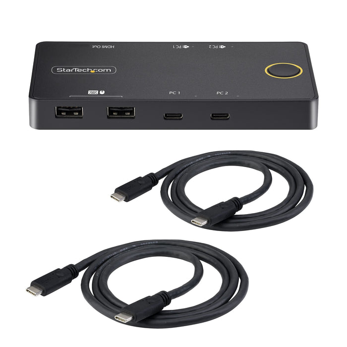 EAN 0065030897648 - StarTech.com C2-H46-UC2-PD-KVM interruptor KVM Negro imagen 9