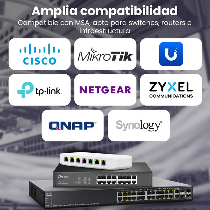 EAN 5905090335900 - Extralink SFP+ 10G 2-pack | Moduł SFP+ | 10Gbps, LC/UPC, 1310nm, 10km, single mode, DOM (EX.35900) red mo imagen 5