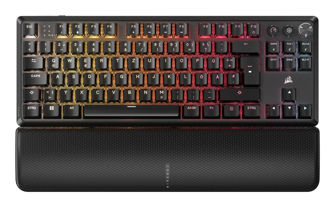 EAN 0840006678885 - Corsair K70 CORE TKL teclado Juego USB + RF Wireless + Bluetooth QWERTZ Alemán Negro imagen 1