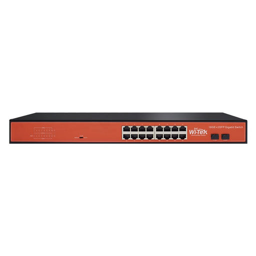 EAN 6977362510284 - Wi-Tek WI-SG116F switch No administrado Gigabit Ethernet (10/100/1000) Negro, Naranja imagen 1