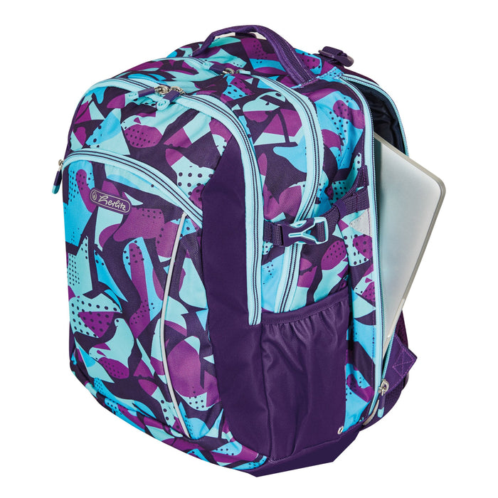 EAN 4008110344751 - Herlitz Ultimate CamoPurple mochila Mochila escolar Azul, Púrpura Poliéster imagen 7