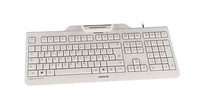 EAN 4025112084669 - CHERRY KC 1000 SC teclado Universal USB QWERTY Español Gris imagen 4