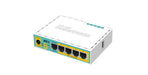 EAN 2515101505395 - Mikrotik hEX PoE lite router Ethernet rápido Blanco imagen 1