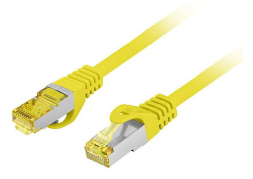 EAN 5901969437164 - Lanberg PCF6A-10CU-0025-Y cable de red Amarillo 0,25 m Cat6a S/FTP (S-STP) imagen 1