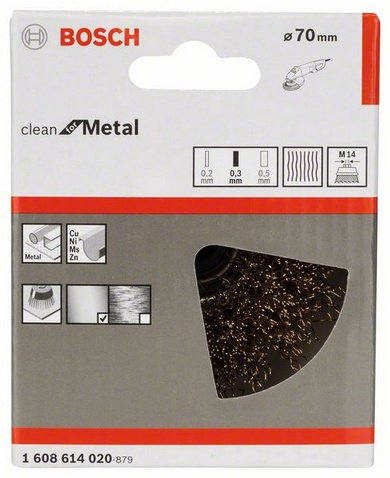 EAN 3165140003131 - Bosch 1 608 614 020 accesorio para amoladora angular Cepillo de copa imagen 2