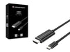 EAN 4015867227374 - Conceptronic ABBY04B adaptador de cable de vídeo 2 m USB Tipo C HDMI imagen 3
